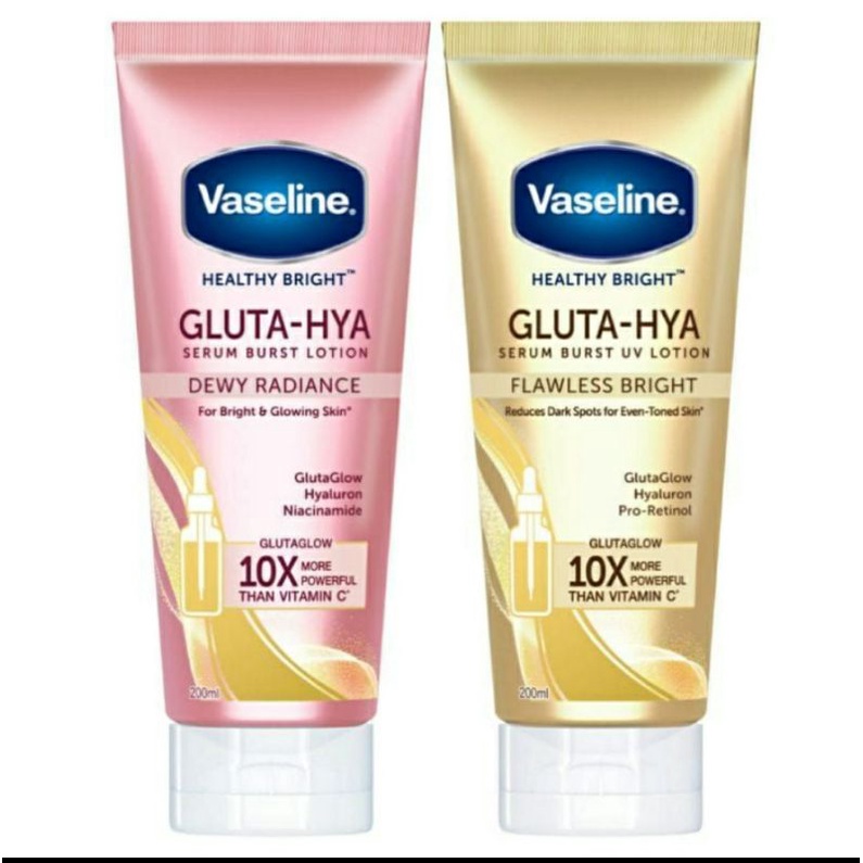 Jual VASELINE GLUTA HYA 200ml / VASELINE GOLD / VASELINE PINK | Shopee Indonesia