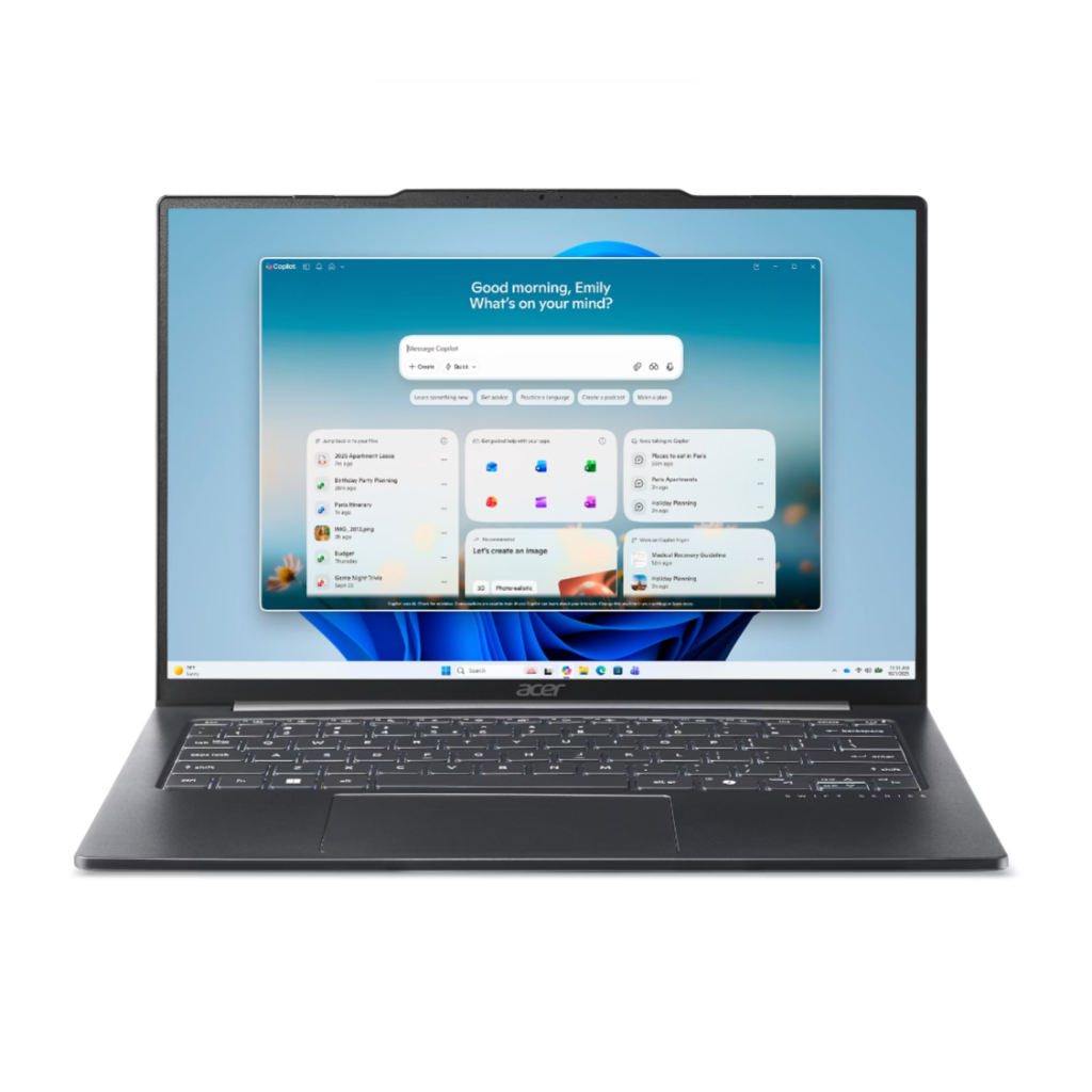 Jual Acer Swift AIR 14 AI OLED SFA14-71M-50N4 Intel Ultra 5 125H 16GB 512GB Windows 11+Office 14.0 WUXGA 1KG | Shopee Indonesia
