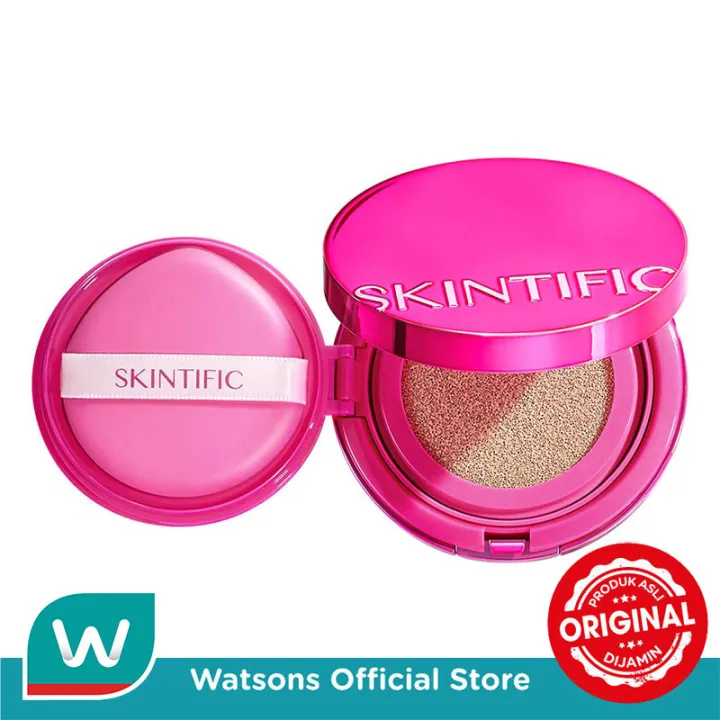 Skintific Cover Glow Perfect Cushion Pink 00 Porcelain | Lazada Indonesia