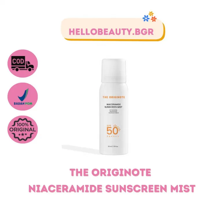 The Originote Niaceramide Sunscreen Mist SPF 50 PA+++