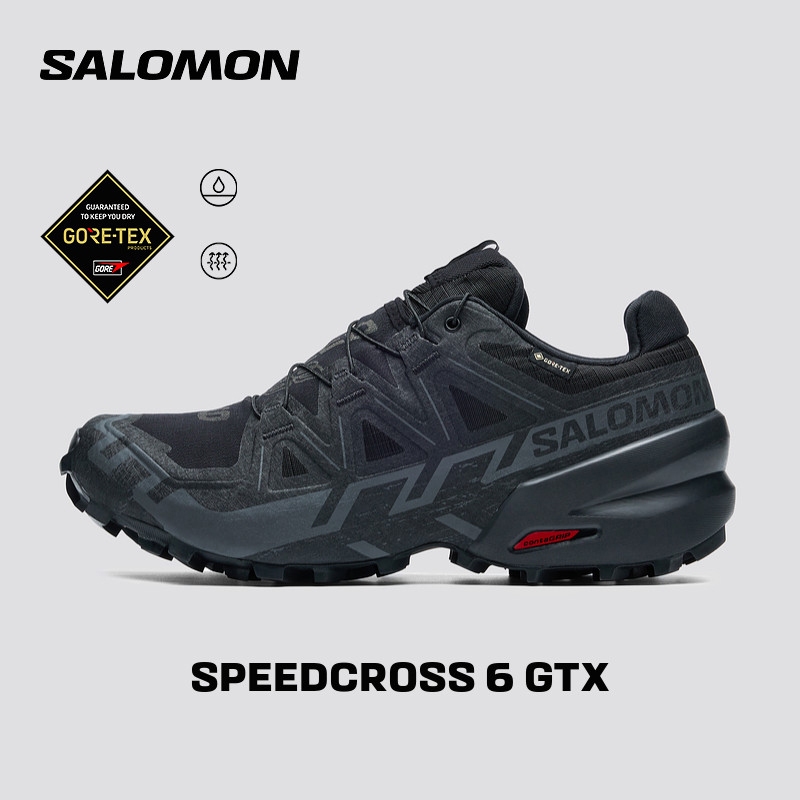 Jual SALOMON SPEEDCROSS 6 Gore Tex Men Trail Running Shoes Outdoor Sports Sneakers L41738600 | Shopee Indonesia