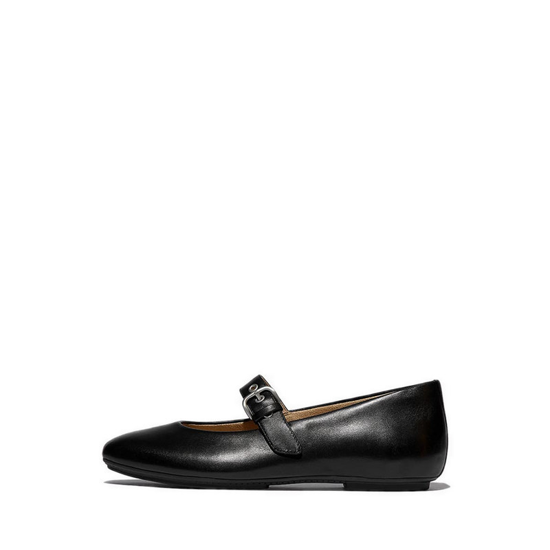 Jual Fitflop Delicato Leather Mary Janes - All Black pro | Shopee Indonesia