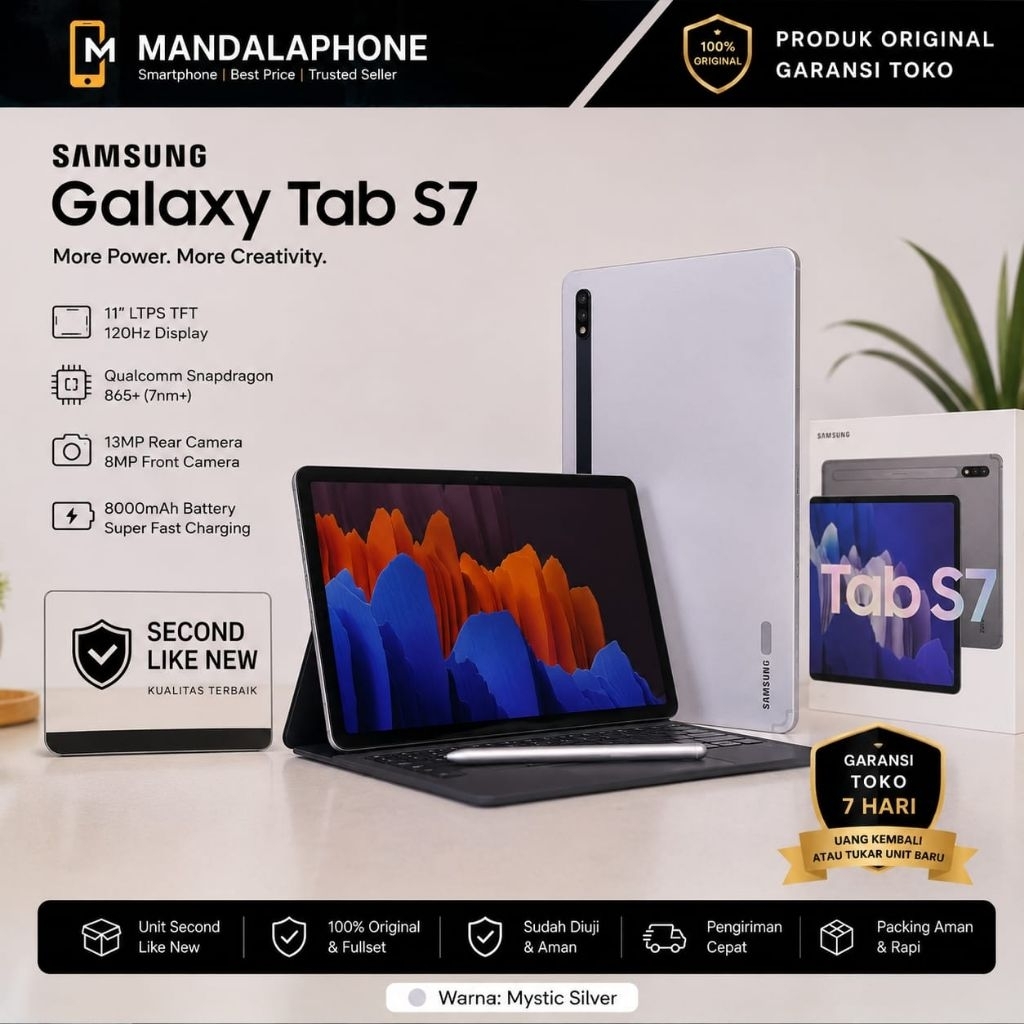 Jual Samsung Galaxy Tab S7 Resmi Indonesia | Shopee Indonesia