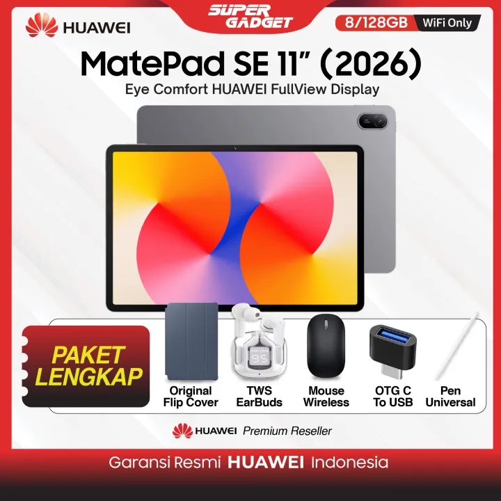 Huawei Matepad SE 11 2026 8/128 GB Tablet 11 inch Garansi Resmi | Lazada Indonesia