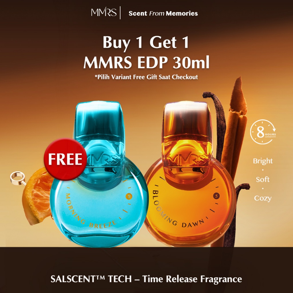 Jual [BUY 1 GET 1] MMRS Blooming Dawn – EDP 30ml (Powdery Vanilla – Citrus Floral Gourmand Rose Amber Musk) | Shopee Indonesia