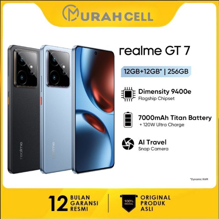 REALME GT7 12+12/256 GARANSI RESMI INDONESIA | Lazada Indonesia