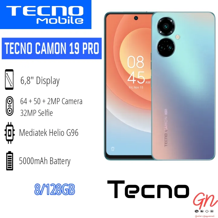 TECNO CAMON 19 PRO 8/128GB GARANSI RESMI | Lazada Indonesia
