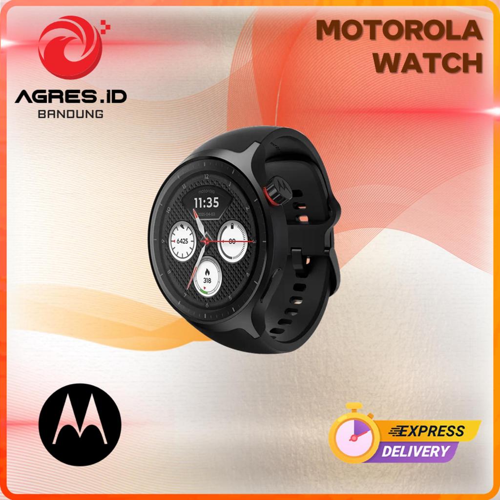 Jual MOTOROLA MOTO WATCH 1.4" OLED IP68 47MM GARANSI RESMI INDONESIA | Shopee Indonesia