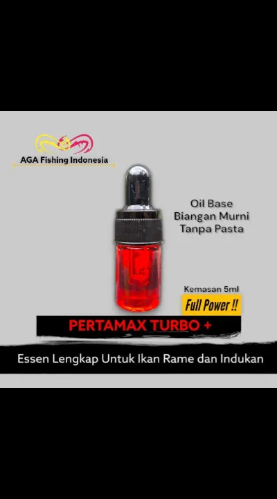Essen PERTAMAX TURBO + Murni Biangan Premium Umpan Pancing Ikan Rame dan Indukan Super Gacor 5ml | Lazada Indonesia
