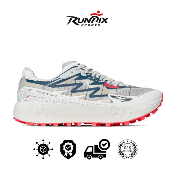 910 Nineten YUZA MANGLAYANG Sepatu Trail - PUTIH-TULANG/ABU/NAVY | Lazada Indonesia