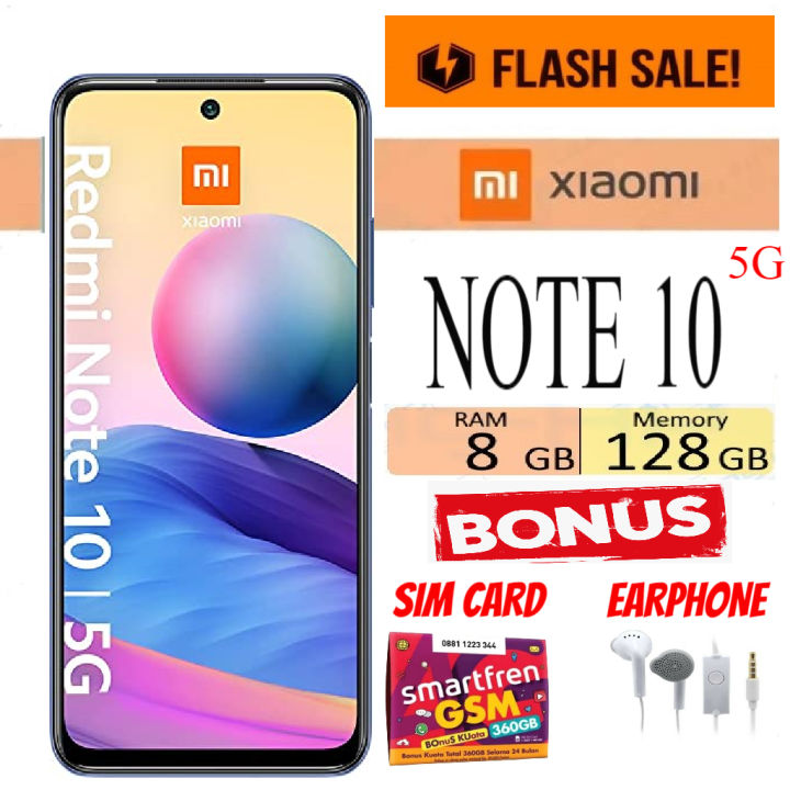 Xiaomi Redmi Note 10 5G 8/128 RAM 8GB ROM 128GB GARANSI - HIJAU