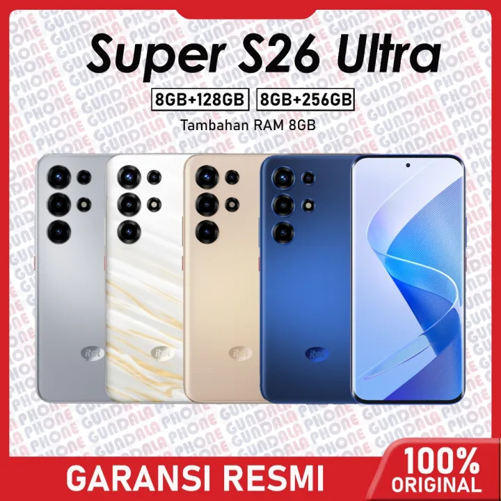 itel S26 Ultra Super 26 Ultra 8/128 8/256 - Garansi resmi | Lazada Indonesia