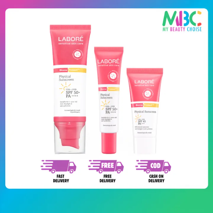 Labore Sensitive Skin Care Biome Protect Physical Sunscreen UVA+UVB SPF 50+ PA++++