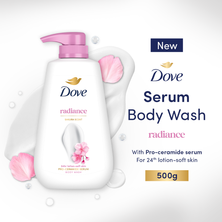 [NEW] Dove Pro-Ceramide Serum Body Wash Radiance 500gr - Sabun Mandi Cair Pump | Lazada Indonesia