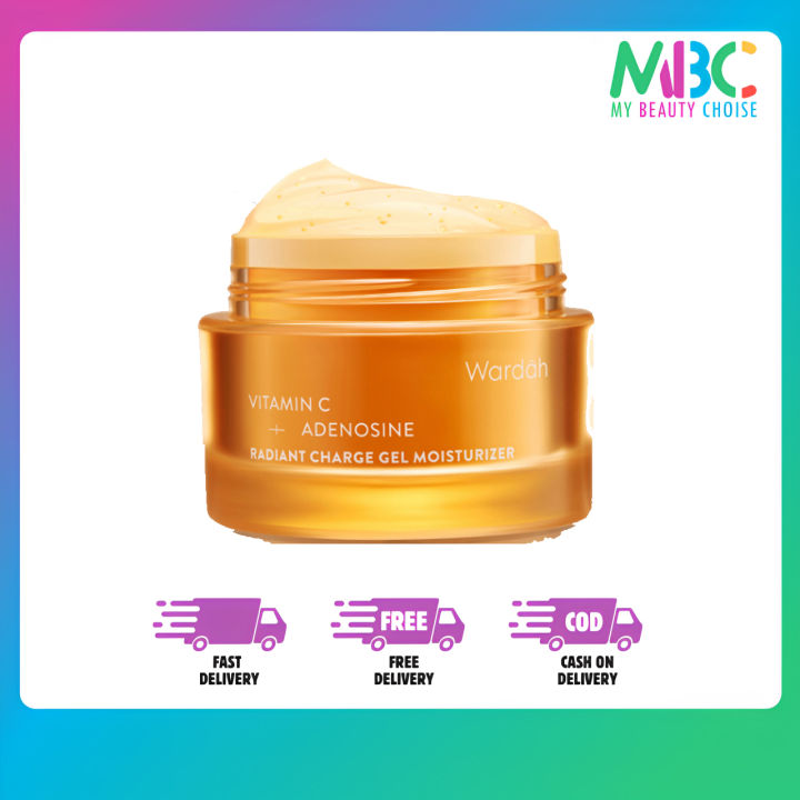 Wardah Vitamin C + Adenosine Radiant Charge Gel Moisturizer - 30gr | Lazada Indonesia