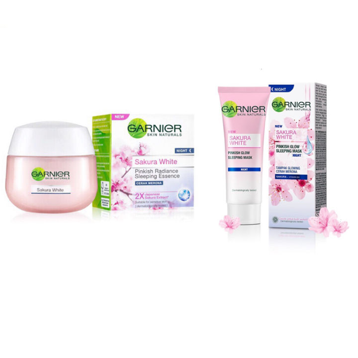 Garnier Sakura White Night Cream BY ALways Lucky