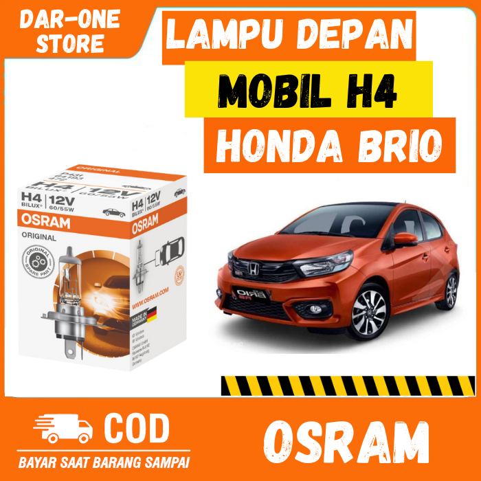 Jual LAMPU DEPAN MOBIL H4 HONDA BRIO ORIGINAL OSRAM | Shopee Indonesia