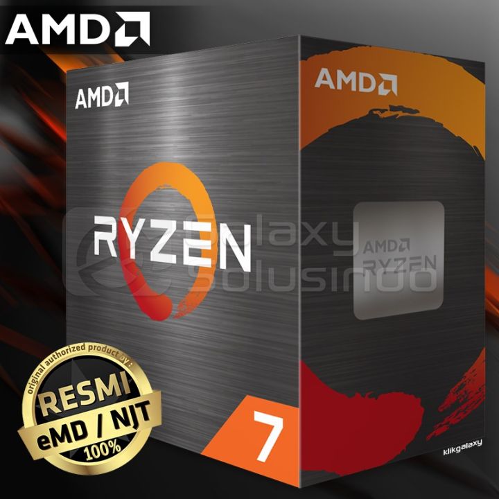 AMD Ryzen 7 5700X 8 Core 16 Thread AM4 Processor | Lazada Indonesia