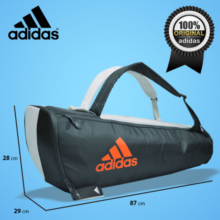 Tas Raket Badminton Adidas Bulutangkis / Tenis VS3.1 6 Racket Bag Grey