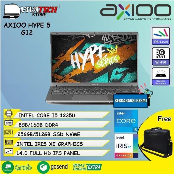 Laptop AXIOO MyBook Hype 5 G12 Intel Core i5 1235u 16GB 512GB 14.0 FHD IPS Windows 11 - UNIT ONLY , 8GB/256GB | Lazada Indonesia