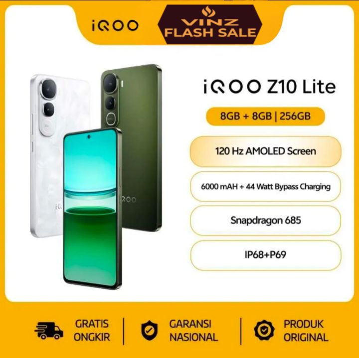 Iqoo Z10 Lite Garansi Resmi Segel | Lazada Indonesia