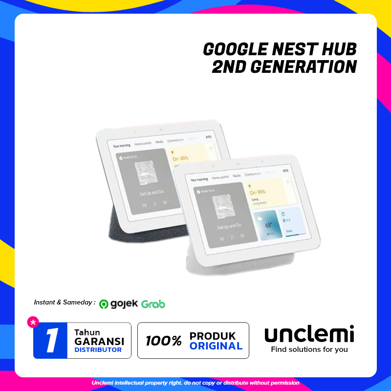 Jual Google Nest Hub 2nd Generation Smart Display Assistant Gen 2 | Shopee Indonesia