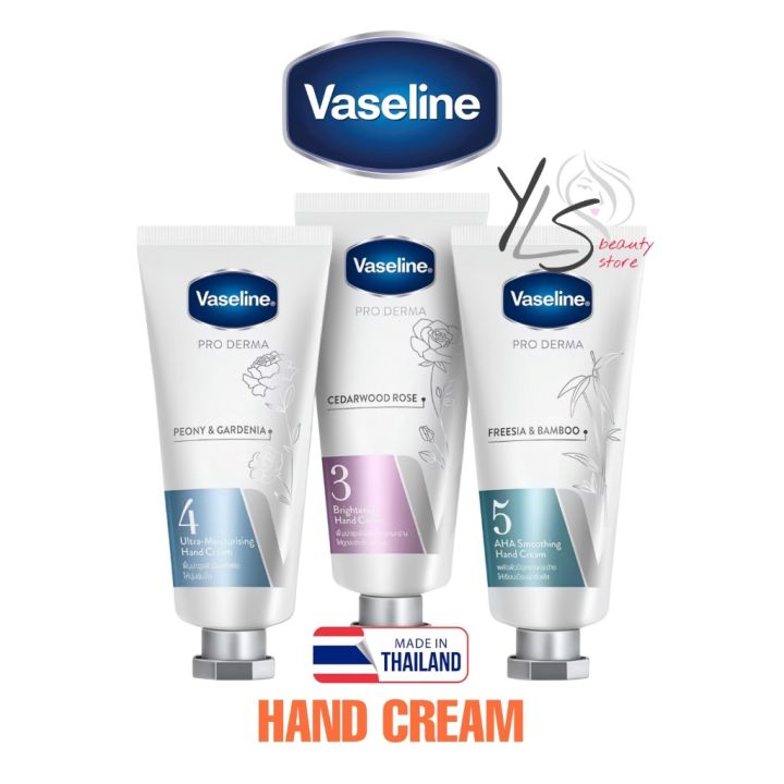 VASELINE PRO DERMA HAND CREAM 37ml - BRIGHTENING - MOISTURIZING - SMOOTHING - KRIM TANGAN ORIGINAL THAILAND | Lazada Indonesia