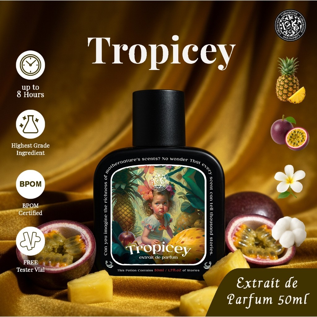Jual Lakescent Tropicey 50ml Parfum Unisex Tahan Lama | Shopee Indonesia