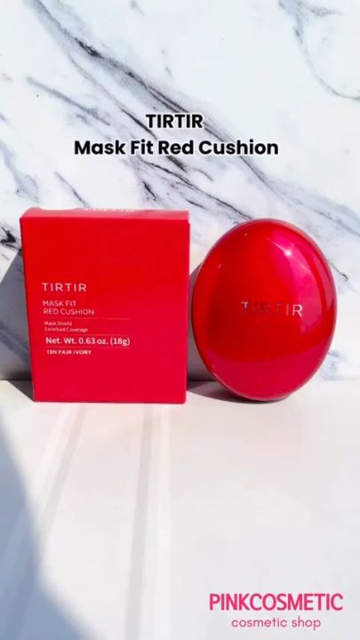 [100% ORIGINAL] TIRTIR Mask Fit Red Cushion Foundation SPF 40 PA++ 18gr Cushion TIRTIR Cushion Mini Full Coverage Cushion | Lazada Indonesia