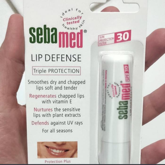 Jual Lipbalm | (Sebamed) Lip Defense Triple Protection Spf 30 4.8 Gr | Shopee Indonesia