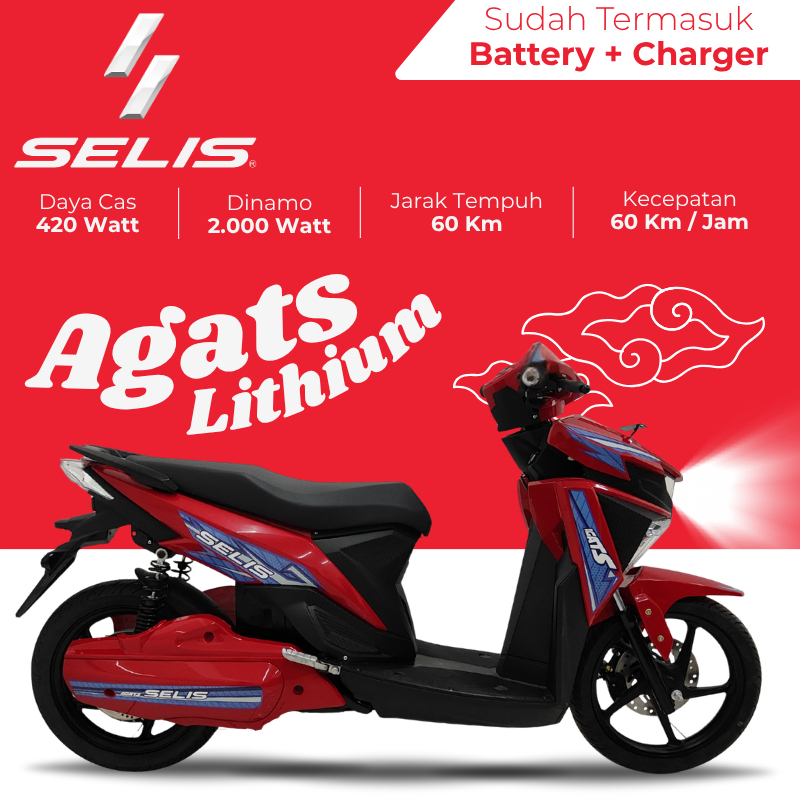 Jual SELIS - Motor listrik tipe Agats - Battery Lithium - Off The Road | Shopee Indonesia