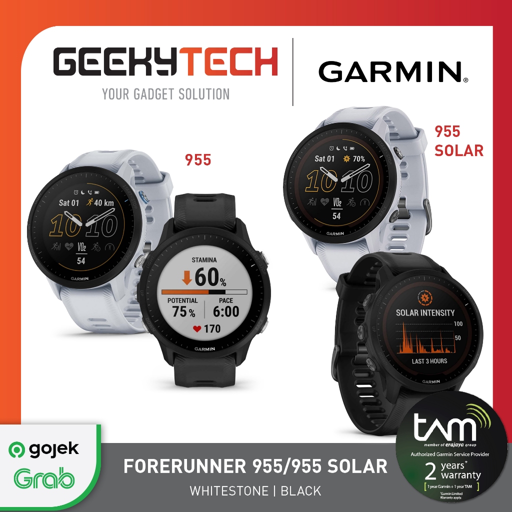 Jual Garmin Forerunner 955 Solar / Non Solar / FR955/ FR 955 | Shopee Indonesia
