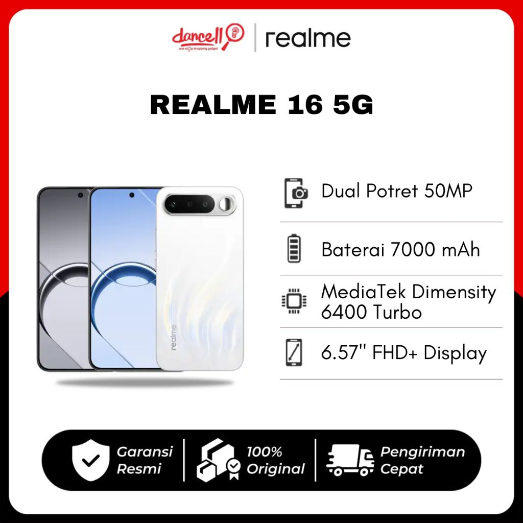 Jual REALME 16 5G (8/256 GB) | Shopee Indonesia