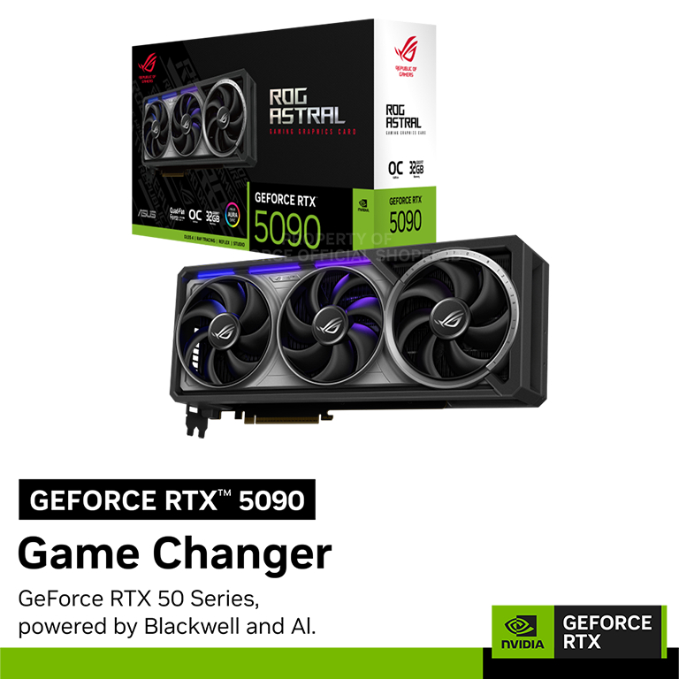 Jual ASUS ROG Astral GeForce RTX 5090 OC Edition | 32GB GDDR7 | Shopee Indonesia