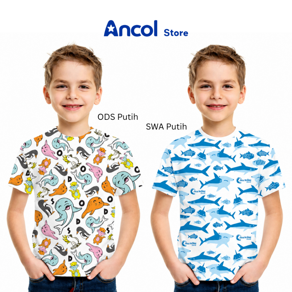 Jual Ancol Baju Kaos Anak Full Print Sea World – Kaos Penuh Gambar Anak Usia 1-12 Tahun | Official Merchandise | Shopee Indonesia