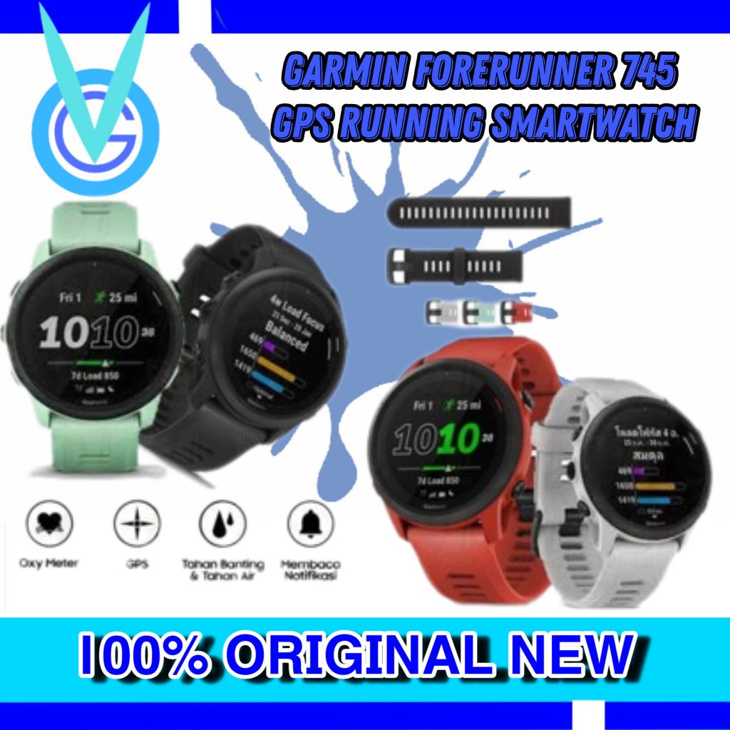 Jual GARMIN Forerunner 745 GPS Running Smartwatch | Shopee Indonesia