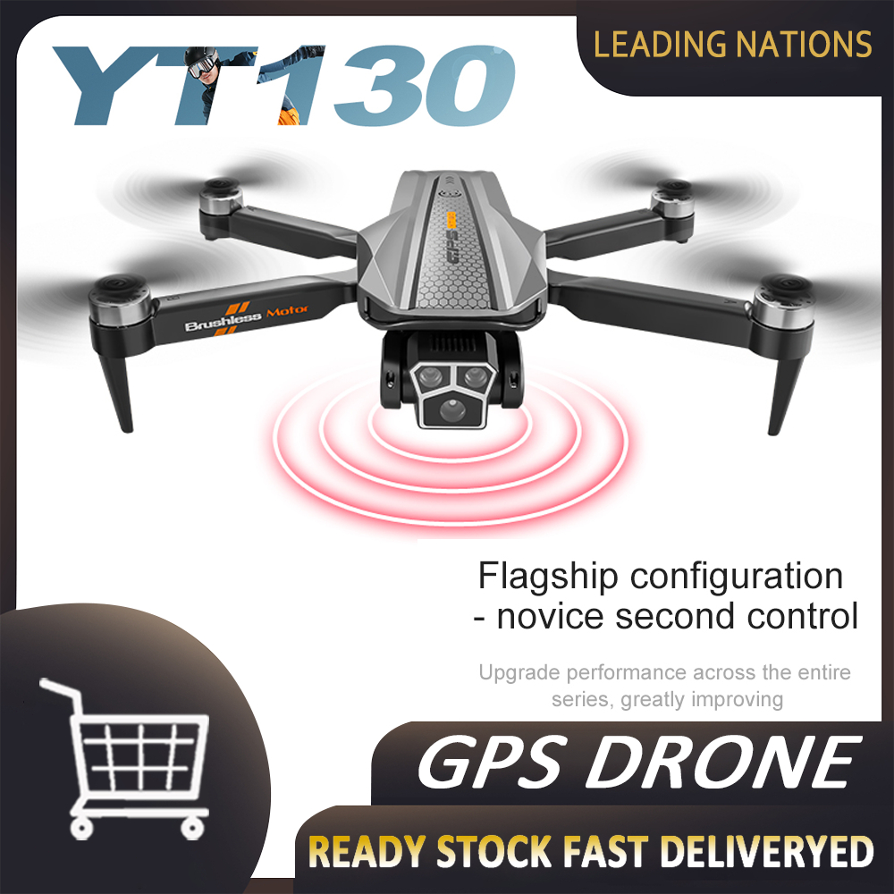 Jual YT130 profesional GPS drone, definisi ultra-tinggi 720p dual camera, super besar baterai hidup, tinggi 120 meter, jarak sampai 7 kilometer, harga diskon | Shopee Indonesia