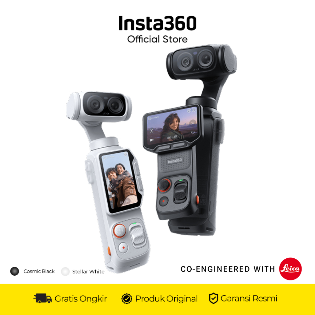 Jual Insta360 Luna Ultra Leica Dual Lens 8K Gimbal Camera | 1-Inch Sensor | Telephoto Lens | AI Tracking | 12x Zoom | Shopee Indonesia