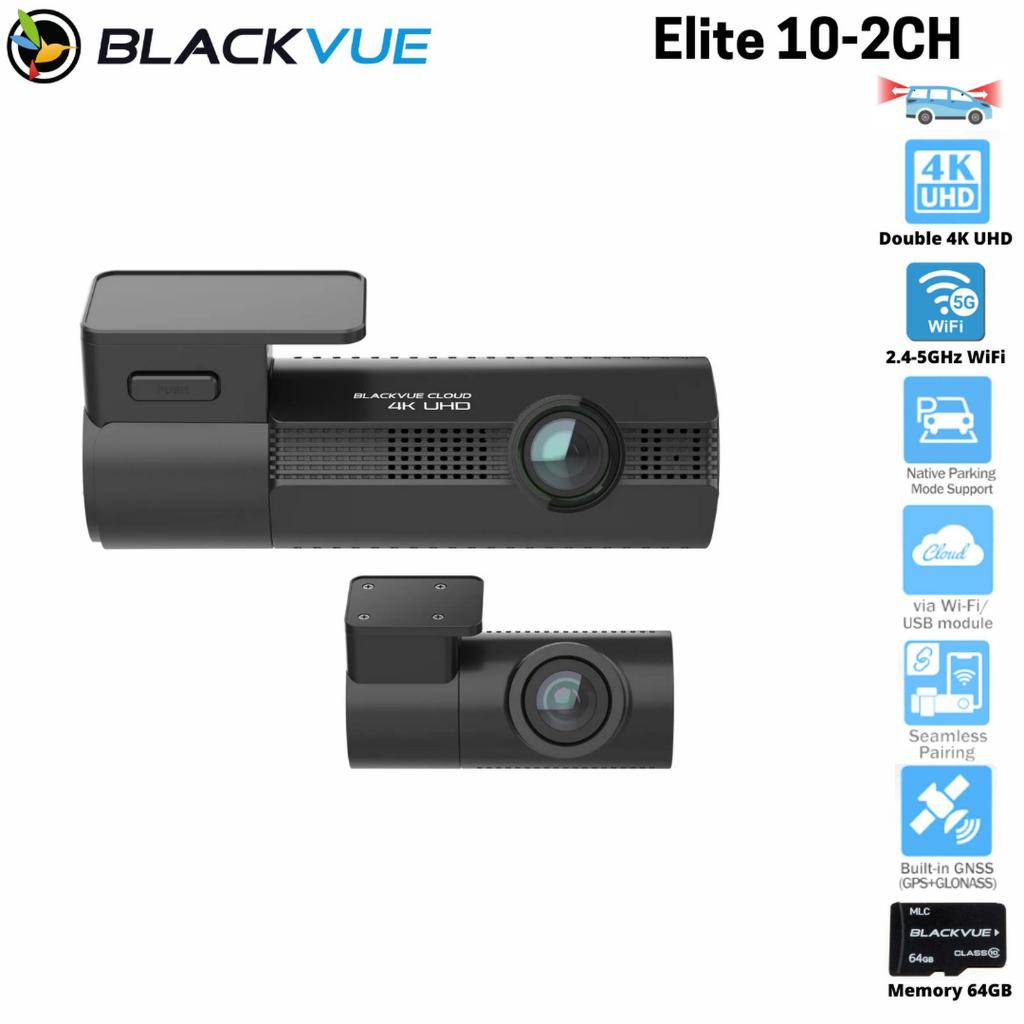 Jual Blackvue Elite 10 2CH Dual 4K UHD Cloud GPS Dashcam dash cam | Shopee Indonesia
