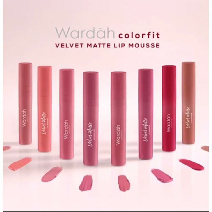Wardah Colorfit Velvet Matte Lip Mousse