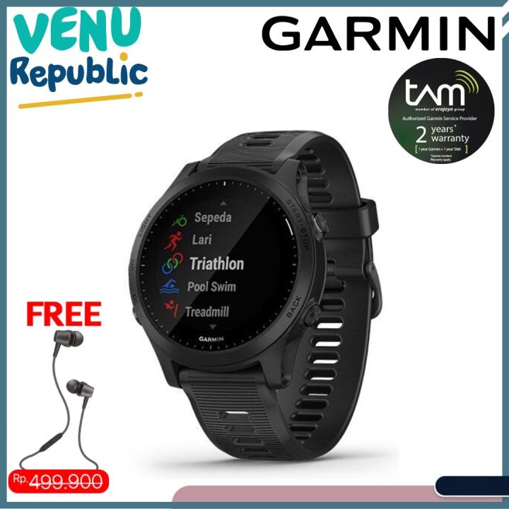 Jam Garmin Sport Forerunner 945 Musik Black New Garansi TAM 2 Tahun Resmi | Lazada Indonesia