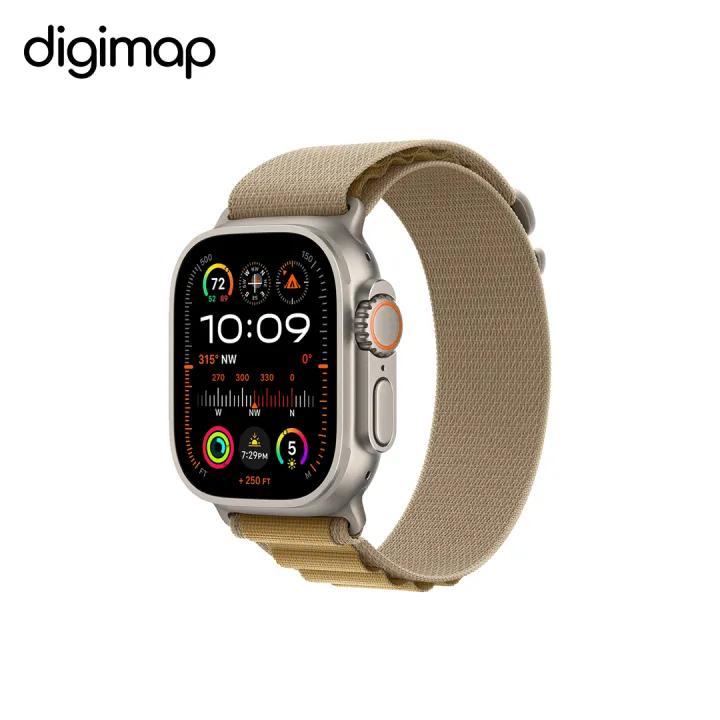 Apple Watch Ultra 2 GPS 49mm Titanium Case with Alpine Loop 2024 | Lazada Indonesia