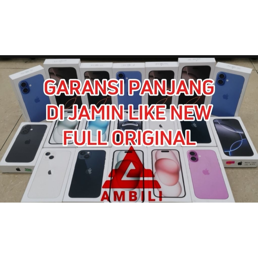 Jual APPLE IPHONE 16 128GB APPLE IPHONE16 128GB IBOX INDONESIA SECOND BEKAS GARANSI PANJANG | Shopee Indonesia