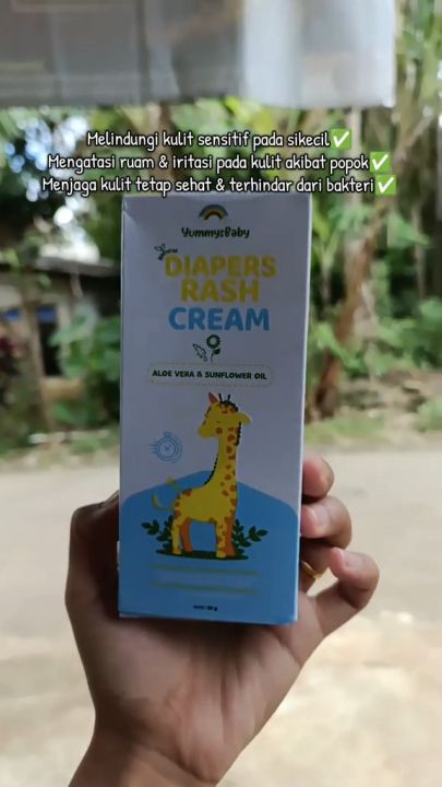 Yummy's Baby Diaper Rash Cream Baby 50gr | Perawatan Kulit Bayi Sensitif untuk Ruam Dan Iritasi | Lazada Indonesia
