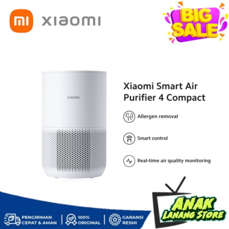 Xiaomi Smart Air Purifier 4 Compact EU 27m² Garansi Resmi Xiaomi 1 tahun