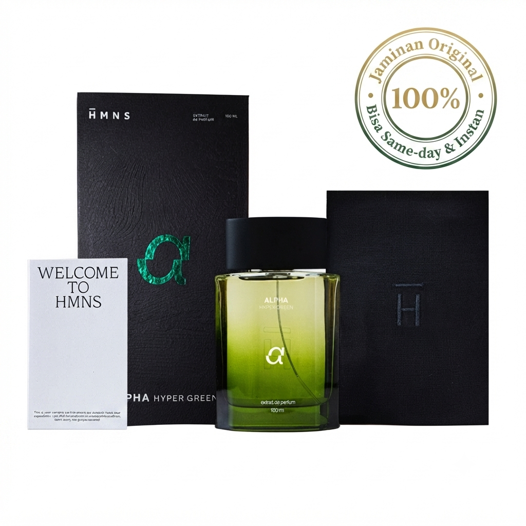 HMNS Alpha Hyper Green Extrait de Parfum 100ml - Parfum Pria Tahan Lama Original