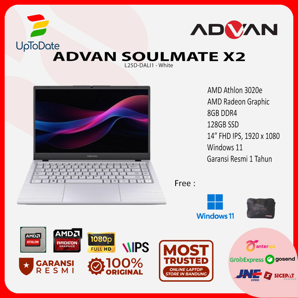 ADVAN Soulmate X2 AMD 3020e 8GB 128GB Win11