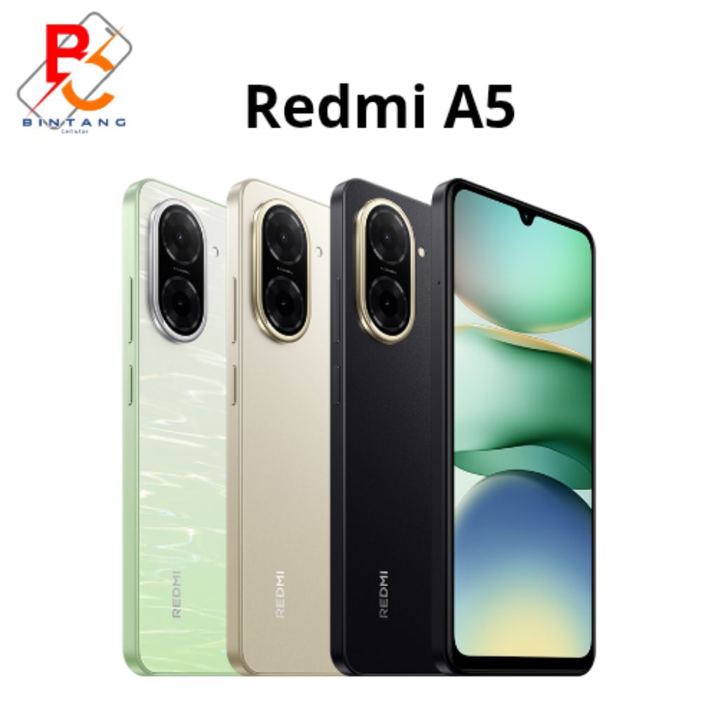 REDMI A5 || 4GB+4GB / 128GB || GARANSI RESMI 1 TAHUN