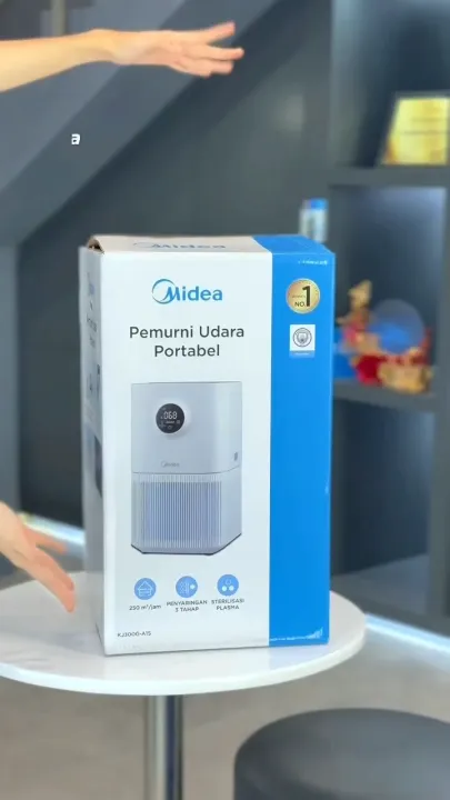 Midea Air Purifier 23w Portable 250 m³/jam KJ300G-A1S | Lazada Indonesia