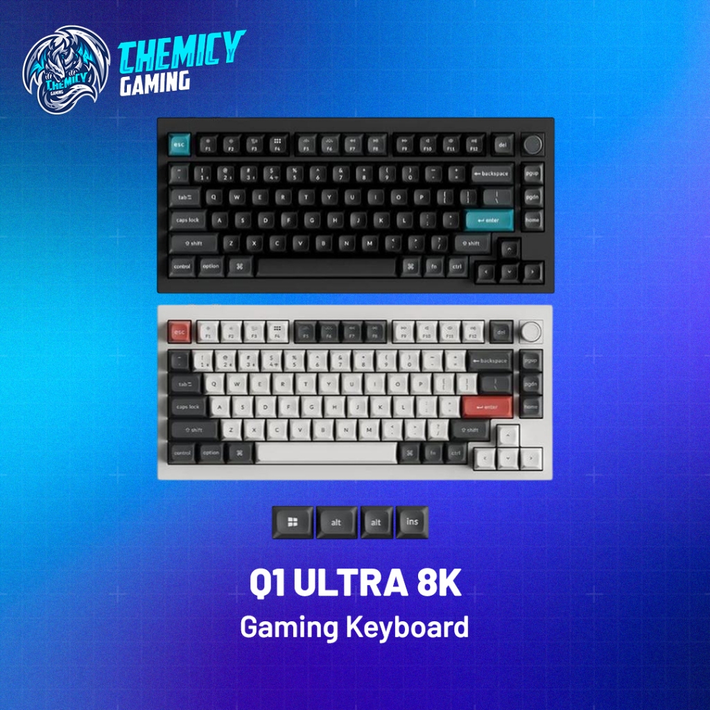 Jual Keychron Q1 | Q-1 Ultra 8K Wireless Custom Mechanical Gaming Keyboard | Shopee Indonesia